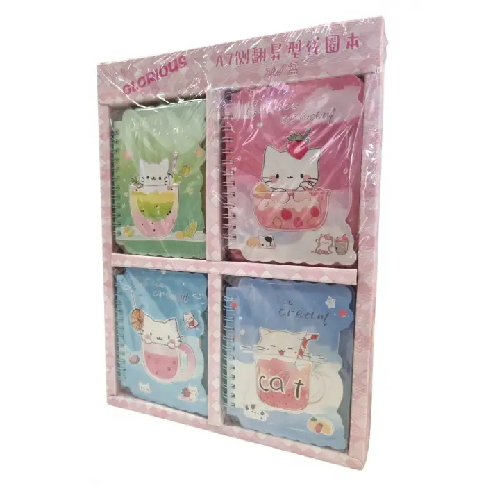 SPİRALLİ BLOKNOT A7 D5904 XQ-5622 (PKT-24LÜ)