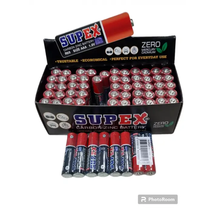 SUPEX İNCE PİL AAA 2 Lİ (KUTU-2X30 LU)