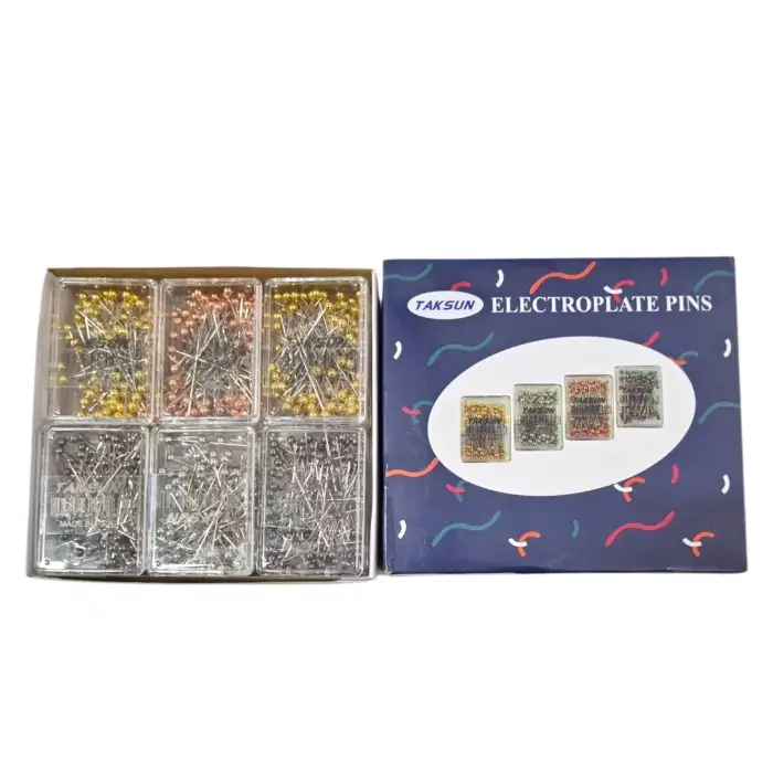 TAKSUN EŞARP İĞNESİ ELEKTRO KAPLAMA (PKT-12 Lİ)