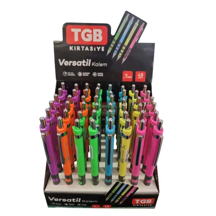 TGB VERSATİL KALEM BAŞLIKLI 0.7 MM TGB 007 48 Lİ