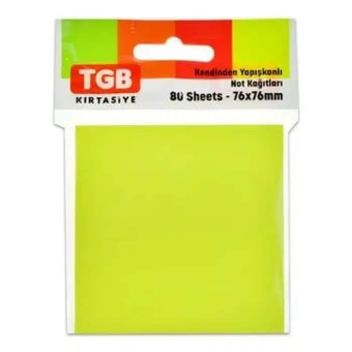 TGB YAPIŞKANLI NOT KAĞIDI TGB-2145 (PKT-12 Lİ)