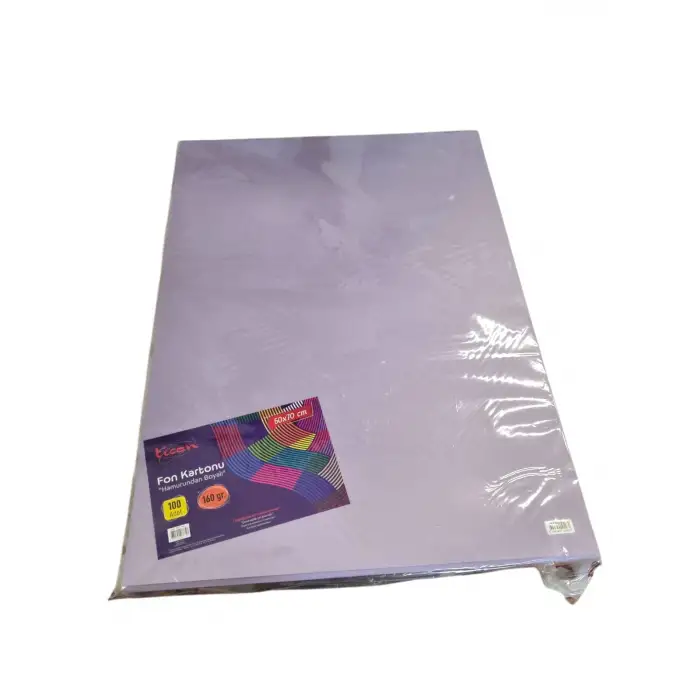 TİCON FON KARTONU 50X70 CM 160 GR MOR (PKT-100 LÜ)