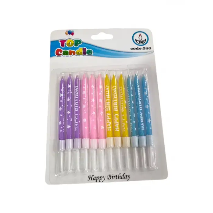 TOP CANDLE MUM 8 CM KOD:240 12 Lİ