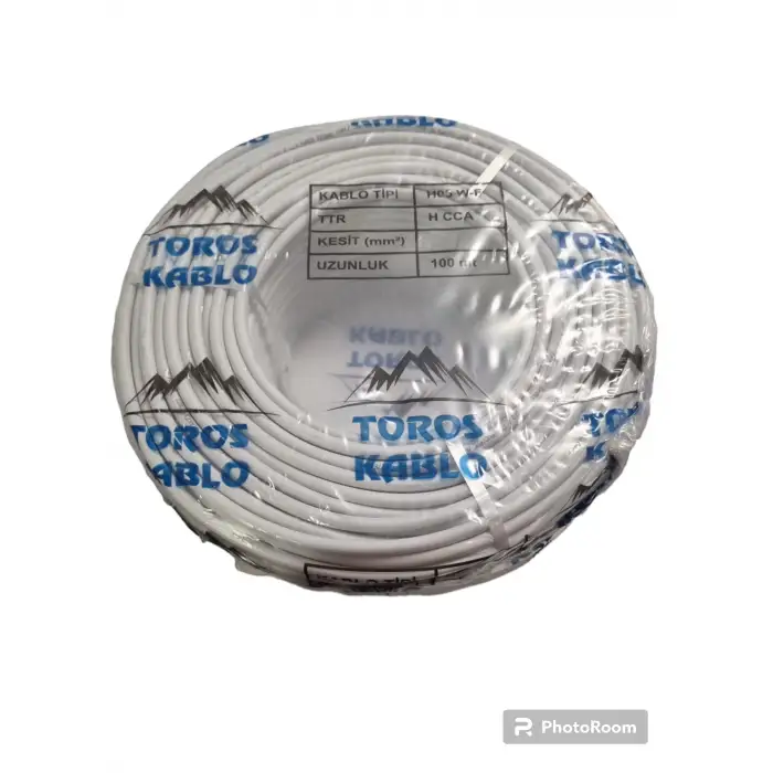 TOROS SİNYAL KABLO 3X1,5 CCA BEYAZ (TOP-100 MT)