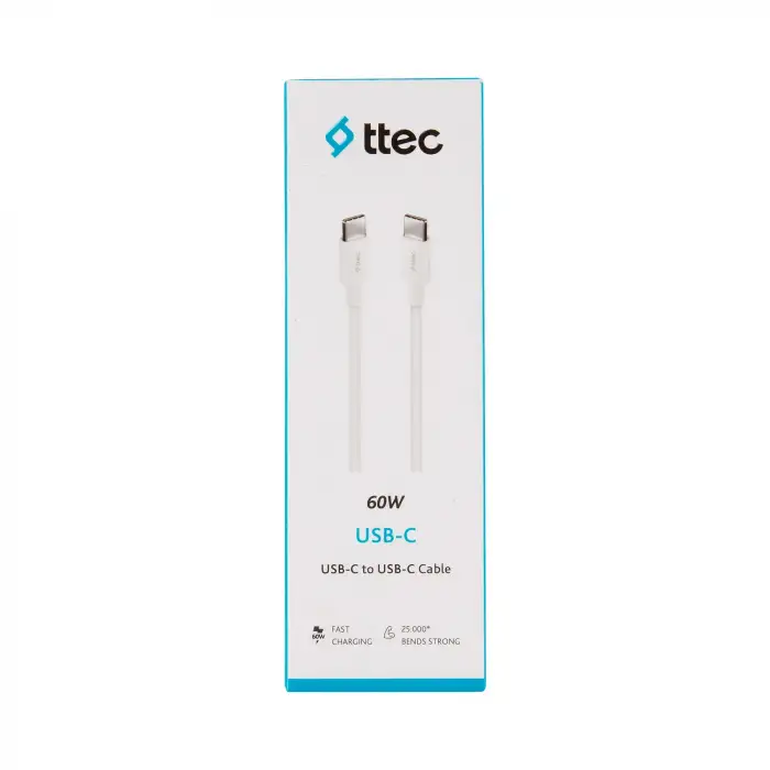 TTECH USB ŞARJ KABLOSU TYPE-C-TYPE-C 65W 2DK36B 120 CM
