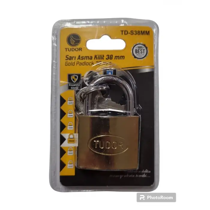 TUDOR ASMA KİLİT SARI 38 MM VKM TD-S38MM