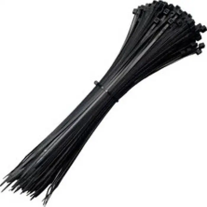 TUDOR CIRT KELEPÇE (KABLO BAĞI) 4,8X400 SİYAH 25 Lİ