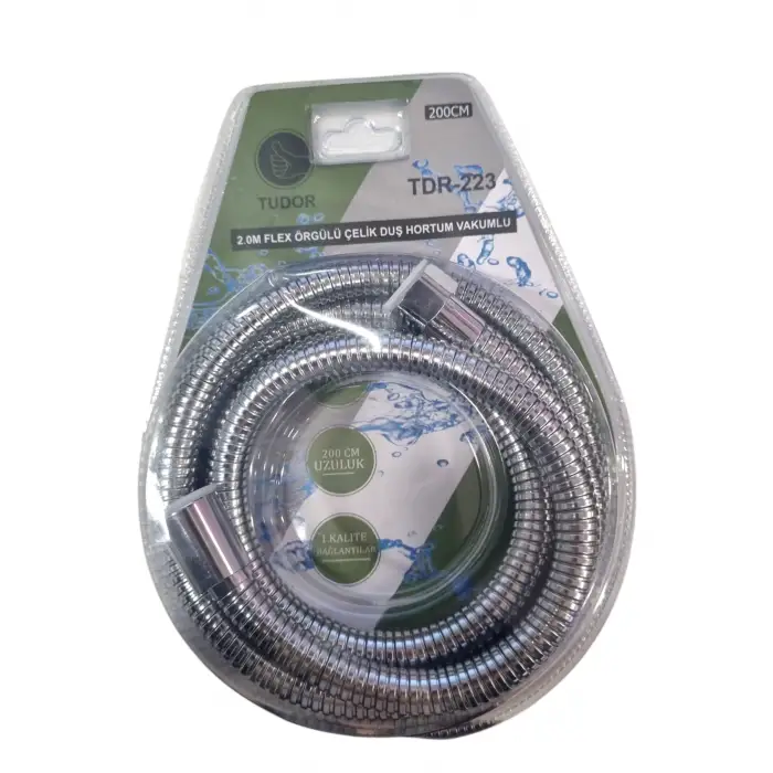 TUDOR DUŞ HOR.FLEX ÇELİK ÖRGÜLÜ 200 CM VKM TDR-223