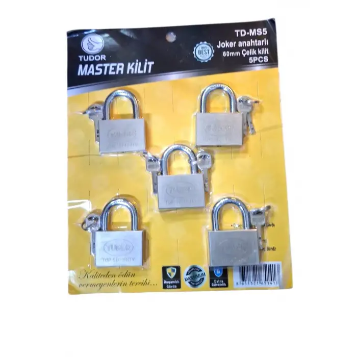TUDOR MASTER KİLİT 5 Lİ TD- MS5