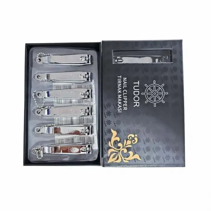 TUDOR TIRNAK MAKASI BÜYÜK BEYAZ TD-416 (PKT-12 Lİ)