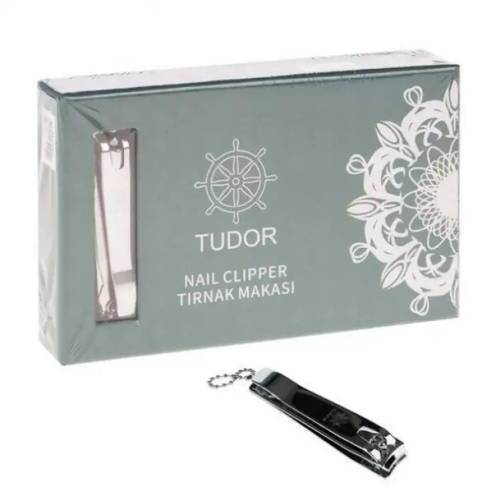 TUDOR TIRNAK MAKASI BÜYÜK BEYAZ TD-603F(PKT-12 Lİ)