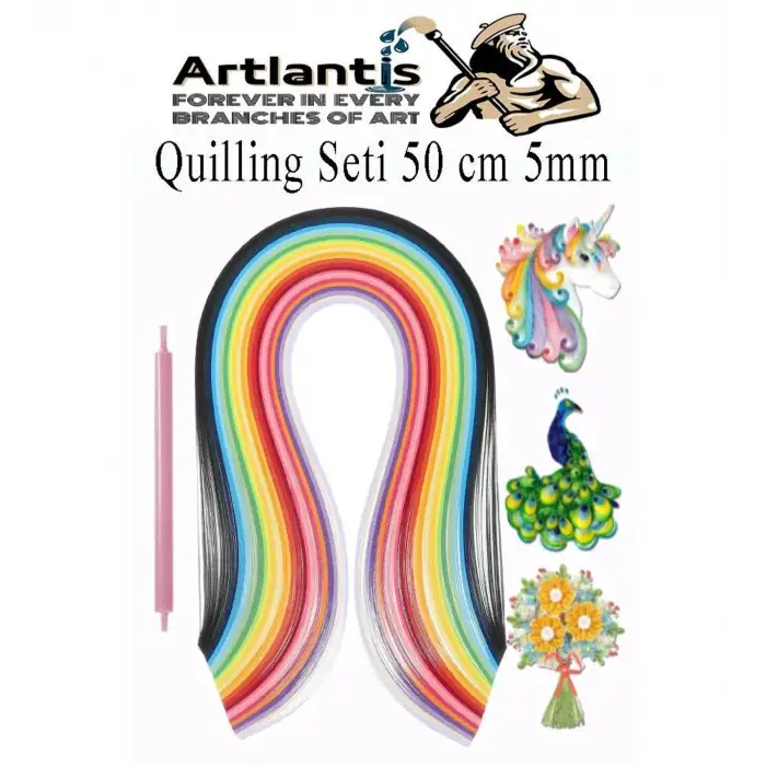 TUTKU RENKLİ QUİLLİNG KAĞIT 5 MM MS-1453