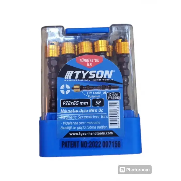 TYSON MIKNATISLI BİTS UÇ PZ2X 65 MM 9682(PK-10 LU)
