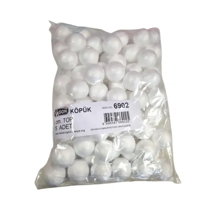 VAGON KÖPÜK 5 CM TOP  6902            (PKT-75 Lİ )