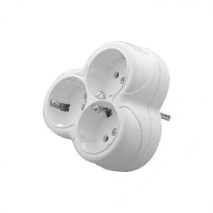 VEETRİN 3 LÜ FİŞ PRİZ PAPATYA GOLYAT