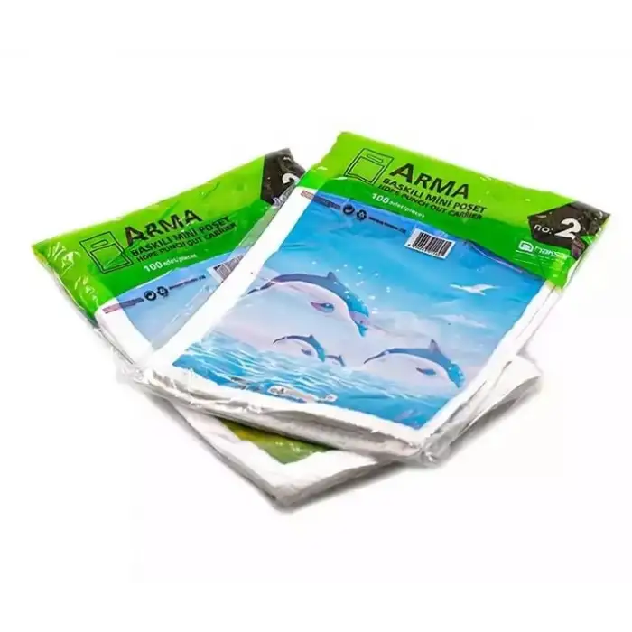 YETGİN CIRTLI POŞET (BLOK) 26X38 NO:2 BEYAZ 100 LÜ