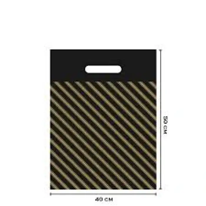 TAKVİYELİ POŞET 40X50 SİYAH-RENKLİ NO:4 50 Lİ