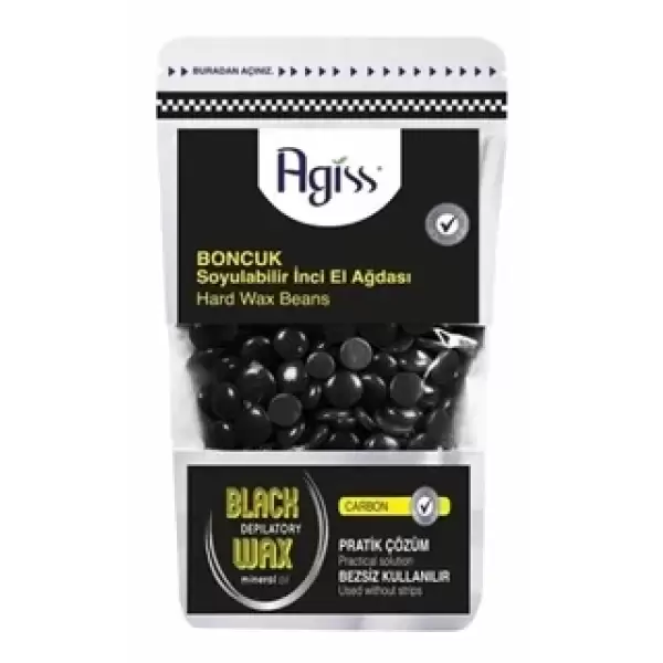 AGİSS BONCUK AĞDA CARBON POŞETLİ 220 GR