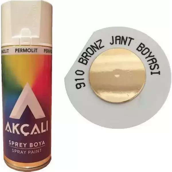 AKÇALI SPREY BOYA BRONZ JANT 400 ML 910