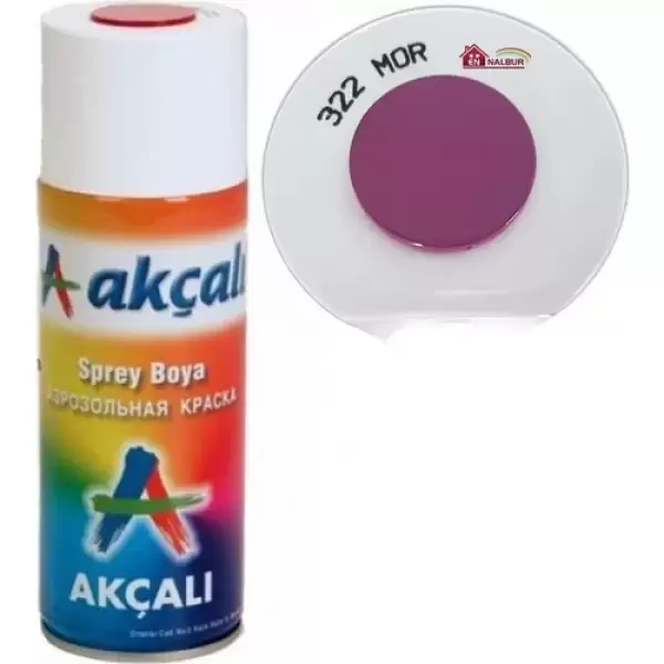 AKÇALI SPREY BOYA MOR 400 ML 322