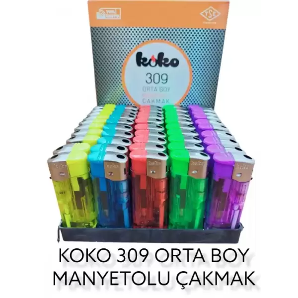 KOKO MANYETÖRLÜ ÇAKMAK 309 (PKT-50 Lİ)