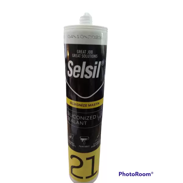 SELSİL 21 SİLİKONİZE MASTİK KAHVE 500 GR 3019