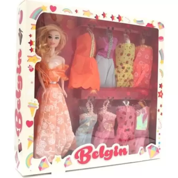 1201 4 YEDEK ELBİSELİ BEBEK
