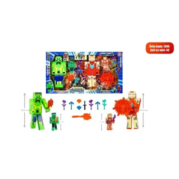 1996 2Lİ BÜYÜK MİNE CRAFT HULK IRONMEN