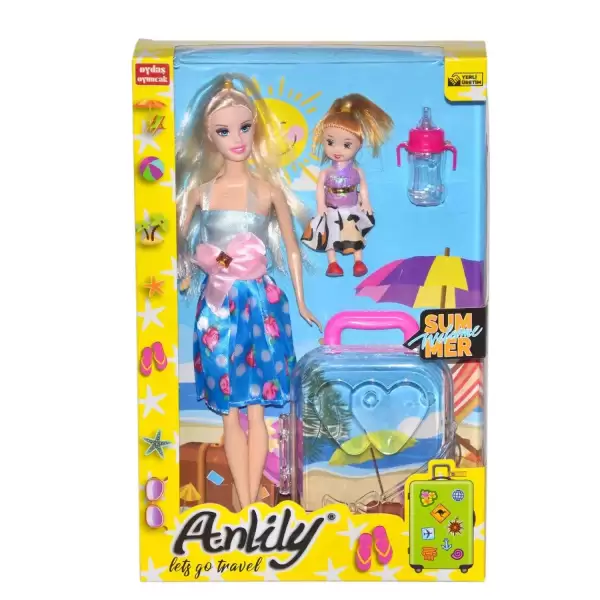 2295 ANLİLY KUTUDA BAVULLU BEBEK