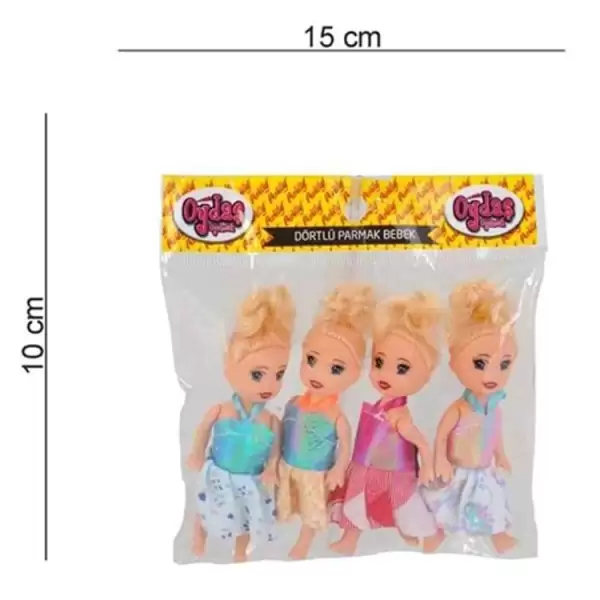 2415 POŞETTE 4LÜ PARMAK BEBEK