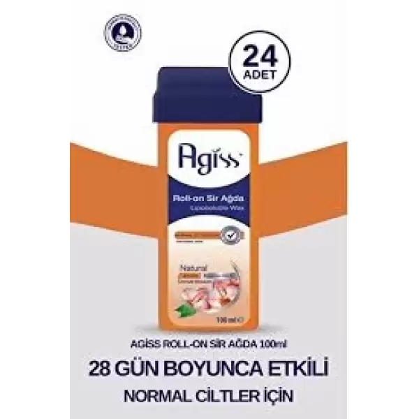 AGİSS SİR AĞDA ROL-ON NATUREL100 ML (KOLİ-24 LÜ)