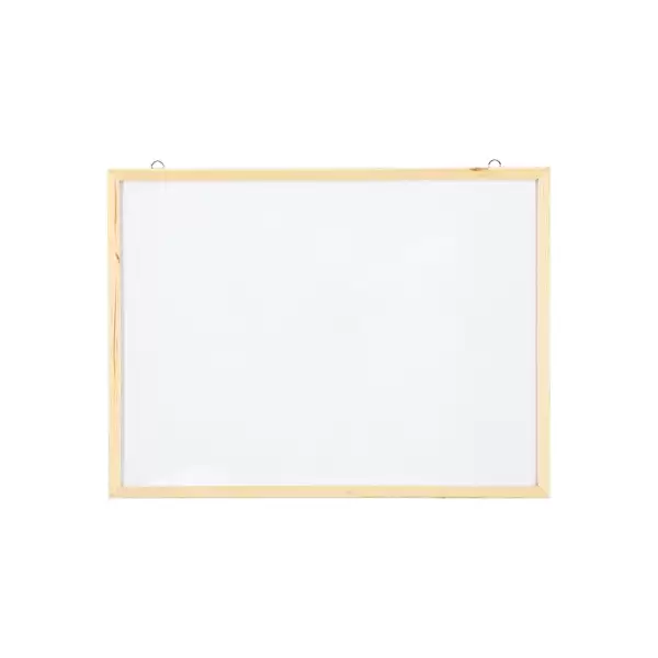 AHŞAP ÇERÇEVE LAMİNANT YÜZEY 45X60 BEYAZ YAZI TAHTASI INT-383