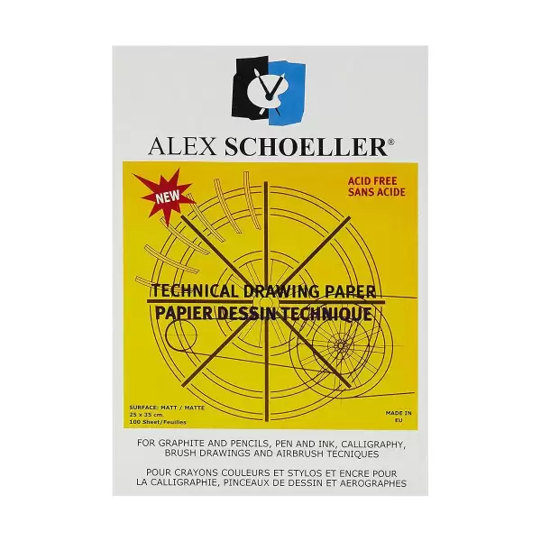 ALEX SCH.RESİM KAĞIDI 25X35 200GR 2283 (PK-100 LÜ)