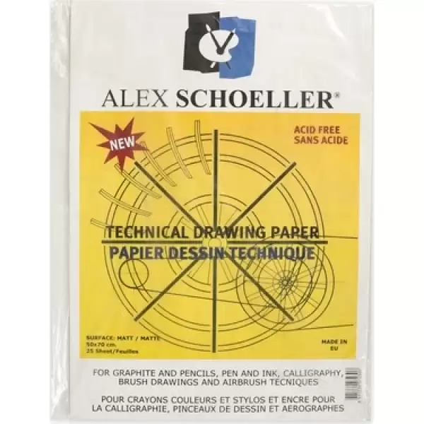 ALEX SCH.RESİM KAĞIDI 50X70 200GR 2306 (PKT-25 Lİ)