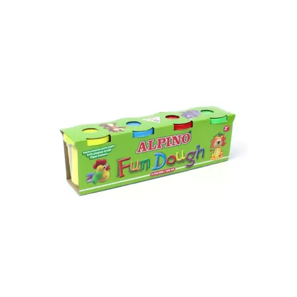 ALPINO OYUN HAMURU 4 RENK 4X100 GR DP-000401