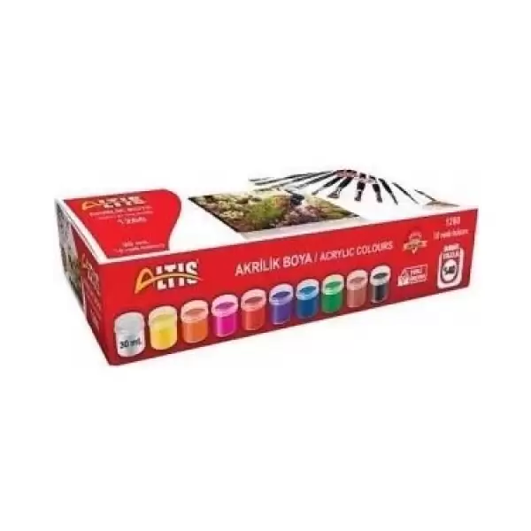 ALTIS AKRİLİK BOYA ŞİŞE 30 ML 10 RENK 1260