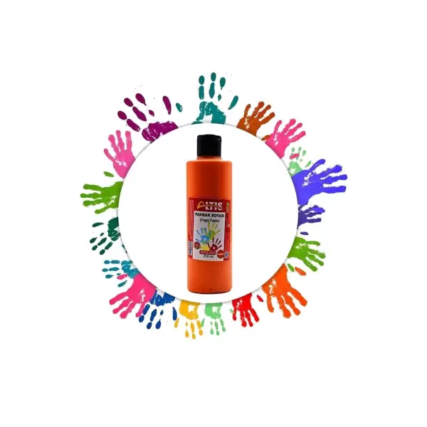 ALTIS PARMAK BOYA ŞİŞE 250 ML TURUNCU