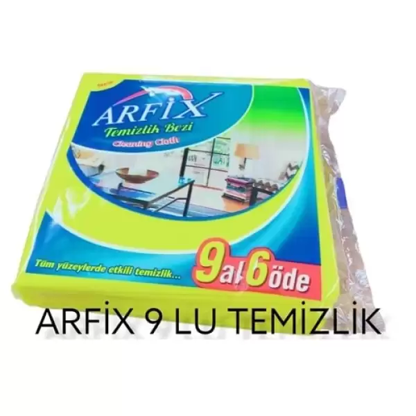 ARFİX TEMİZLİK BEZİ 9 AL 6 ÖDE 3383