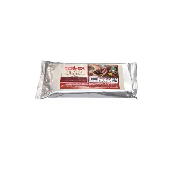ARK COLLEX SERAMİK KİL HAMURU 1000 GR BEYAZ 2109