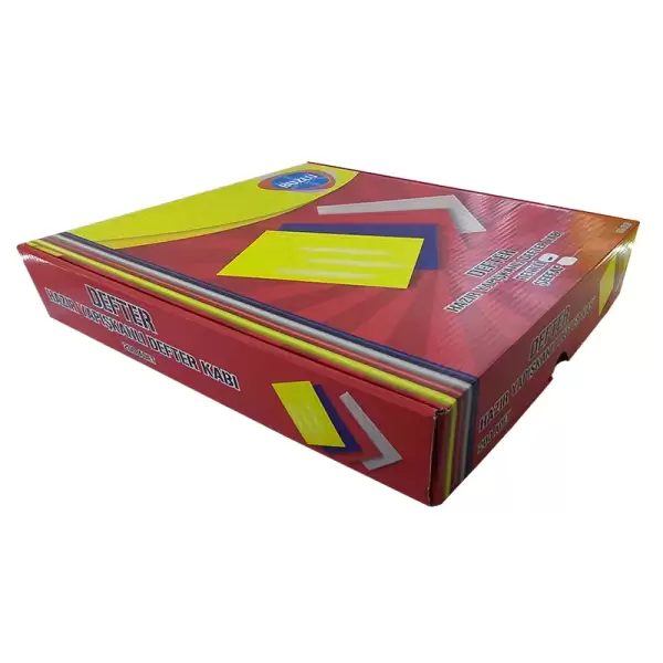 ARK HAZIR KİTAP KABI ŞEFFAF RENKLİ 10 LU 1364