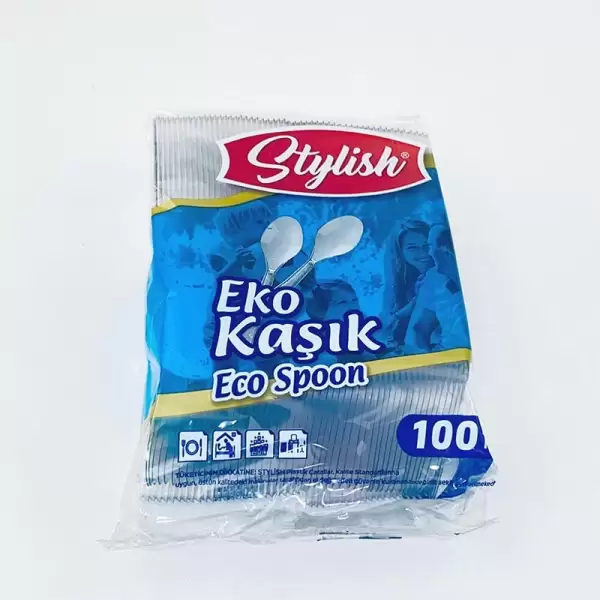 PLASTİK KAŞIK EKO 100 LÜ