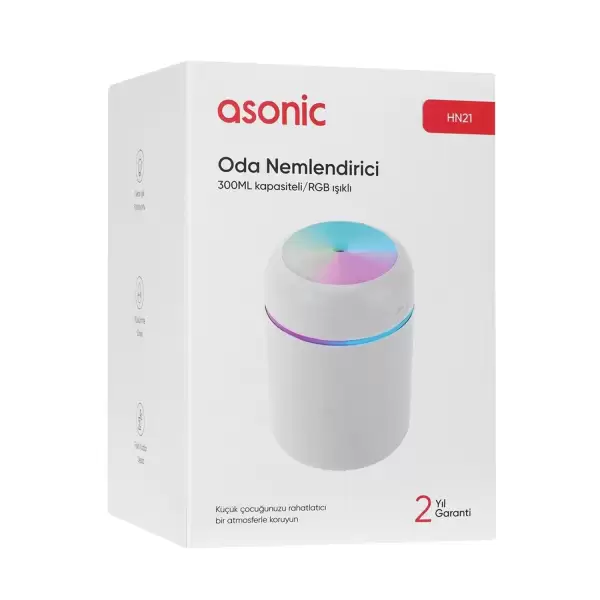 ASONİC ODA NEMLENDİRİCİSİ 300 ML HN21