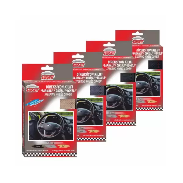 AUTOKIT DİREKSİYON KILIFI SARMALI DİKİŞLİ FA1-628