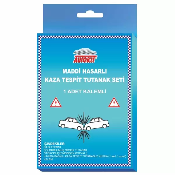 AUTOKIT KAZA TESPİT TUTANAK SETİ FA1-999