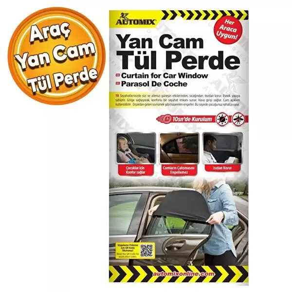 AUTOMIX YAN CAM TÜL PERDE 4817