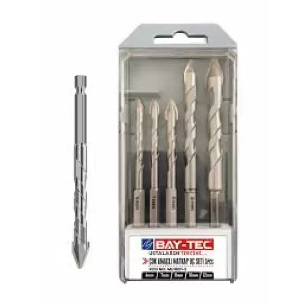 BAY-TEC ÇOK MAÇLI MATKAP UÇ SETİ 5 PRÇ.MU-1801-2