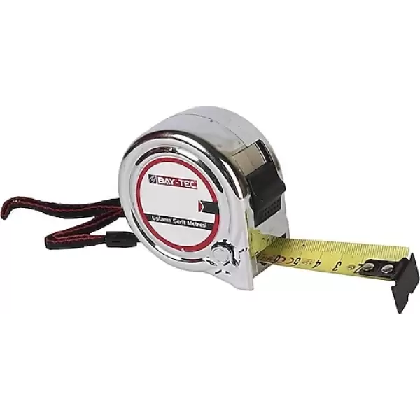 BAY-TEC ŞERİT METRE 7,5X25 MM KROM MK-4148