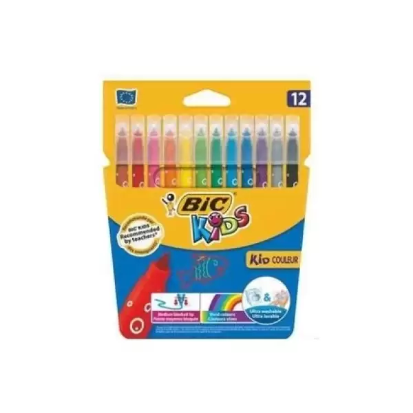 BİC KEÇELİ BOYA KALEMİ KİDS COULEUR 12 Lİ