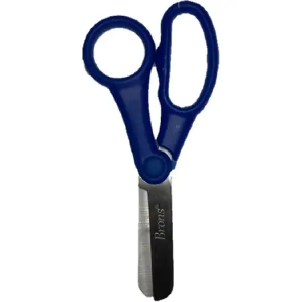 BRONS ÖĞRENCİ MAKASI KÜT UÇLU BR-704 (PK-30 LU)