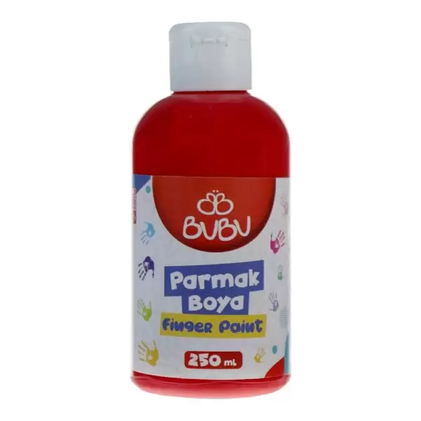 BU-BU PARMAK BOYA KIRMIZI 250 ML PAR-013